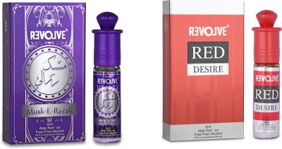 Revolve Musk-E-Razali & Red Desire Combo Floral Attar(Floral)