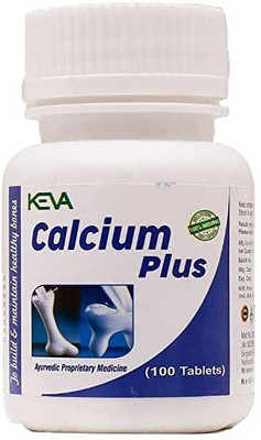 KEVA Calcium Plus Tablets -100 (Tab) Helps to maintain the strong and healthy bones(100 Tablets)