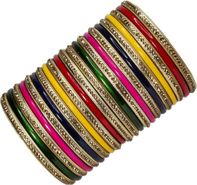 Anshi Creations Lac Bangle Set(Pack of 22)