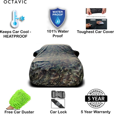 THE REAL ARV Car Cover For Tata Manza (With Mirror Pockets)(Green)