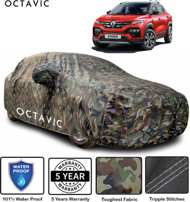 octavic Car Cover For Renault Kiger (With Mirror Pockets)(Green)