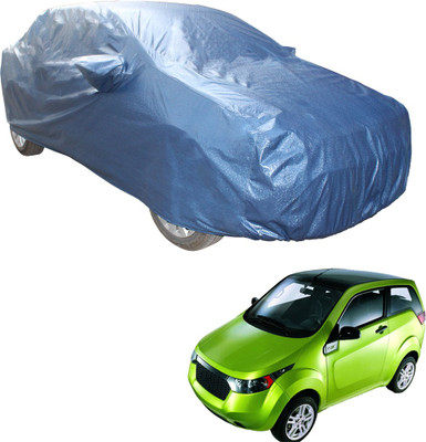 SS Zeeber Car Cover For Mahindra Reva (With Mirror Pockets)(Blue)