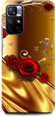 JUGGA Back Cover for POCO M4 Pro 5G, GOLDEN, ROSE, DREAM, RED, GOLD, ROSE(Gold, Hard Case, Pack of: 1)