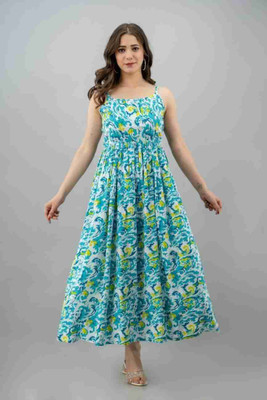 DOLLY FAB Flared/A-line Gown(Pink)