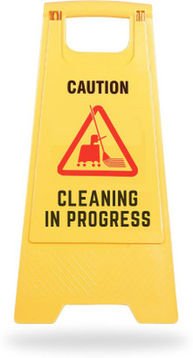Robustt PP Material Caution Wet Floor+Cleaning in Progress Sign Board-62 X 30 cm Emergency Sign(Reflective Sign) Robustt PP Material Caution Wet Floor+Cleaning in Progress Sign Board-62 X 30 cm Emergency Sign(Reflective Sign)