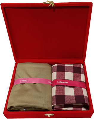 Arvind Cotton Blend Checkered Shirt & Trouser Fabric