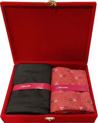 Arvind Cotton Blend Printed Shirt & Trouser Fabric