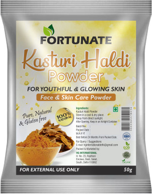 FORTUNATE Kasturi Haldi Face Pack Powder(50 g)