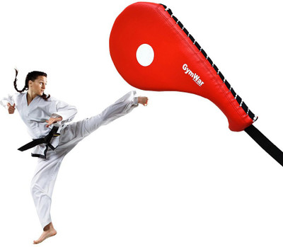 GymWar Focus Pad, MMA/Kickboxing/Taekwondo Durable Kicking Target Pads Kicking Shield(Red)