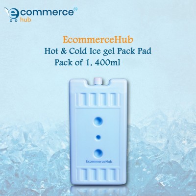 Ecommercehub 400ML-E Multipurpose Use Cool Gel Pack, Reusable & Long Lasting, Super Cooling Ice Pack Pack(Blue)