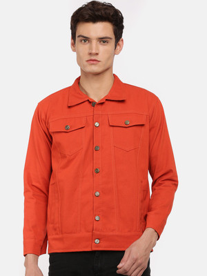 VOXATI 3/4th Sleeve Washed Men Denim Jacket