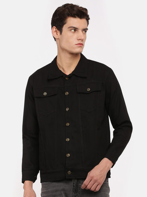 VOXATI Full Sleeve Solid Men Denim Jacket