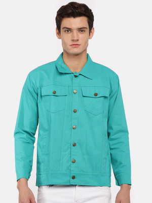 VOXATI 3/4th Sleeve Washed Men Denim Jacket