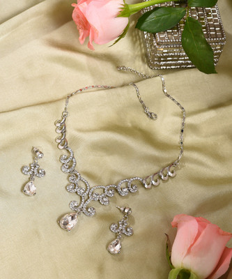 SOHI Alloy Silver Silver Jewellery Set(Pack of 1)