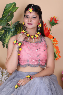 CRAFTSAI EXPORTS Fabric Multicolor Jewellery Set(Pack of 1)