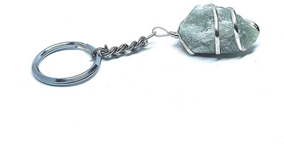 AIR9999 Green Aventurine Raw Rough Crystal Key Chain Key Ring Key Chain