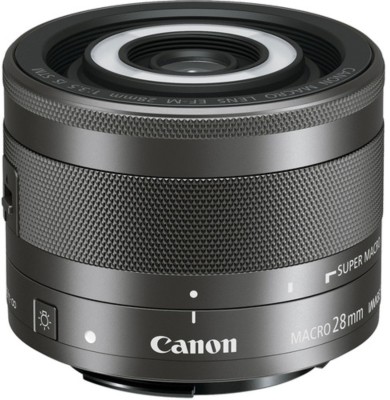 Canon EF-M 28 mm 1:3.5 IS STM Macro Prime  Lens(Black, 28 mm)