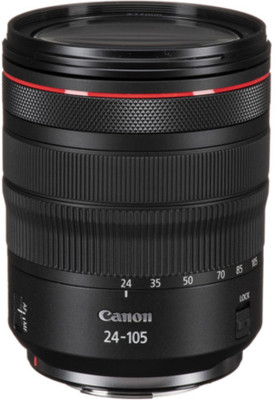 Canon RF 24 - 105 mm F4 L IS USM Wide-angle Zoom  Lens(Black, 24 - 105 mm)