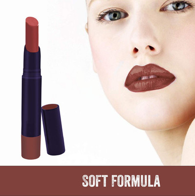 tanvi27 SOFT MATTE FORMULA BROWN WATER PROOF LIPSTICK(brown, 3.8 g)
