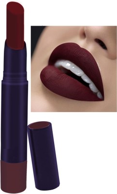 tanvi27 Waterproof and Full-Pigmented, Transfer-Proof Smudge-Proof Lipstick(JET MAROON, 3.8 g)