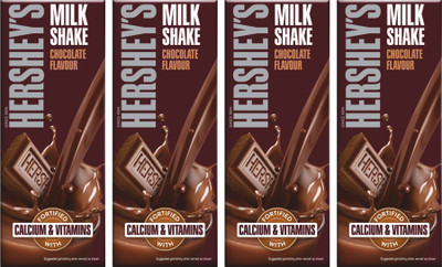 HERSHEY'S Milkshake Chocolate 720ml (180ml- pack of 4)(720 ml)