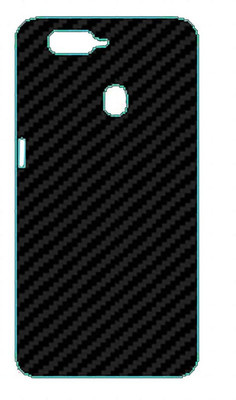 candeal mart Oppo F9 carbon fiber 3D back skin / sticker wrap / Protective film Mobile Skin(Black)