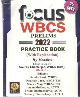 Focus Wbcs Prelims 2022 Practice Book By Debasmita Saha (Monalisa)(Paperback, DEBASMITA SAHA (MONALISA))