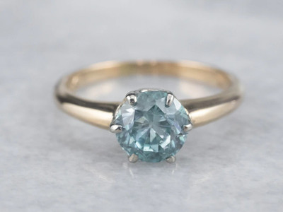 RATAN BAZAAR Copper Zircon Gold Plated Ring