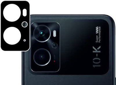 LIGHTWINGS Back Camera Lens Glass Protector for Back Camera Lens Protection Oppo K10 4G - Black(Pack of: 1)