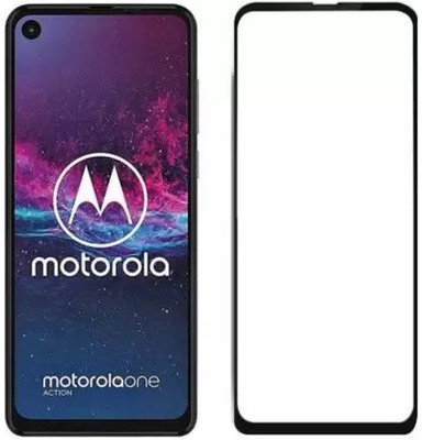 AB PRIME Edge To Edge Tempered Glass for Motorola One Action(Pack of 1)