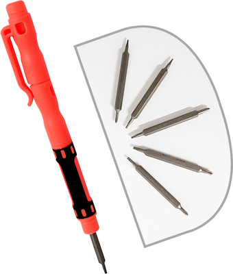 play run ™Magnetic Kit Multi-Bit Pocket Precision Screwdriver Set Ratchet Screwdriver Set(Pack of 1)
