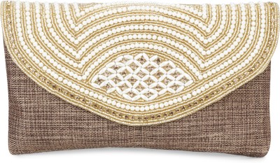 Shristi handicraft Casual, Formal, Party Brown  Clutch