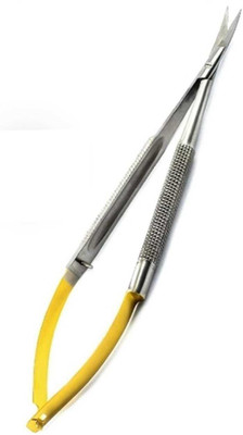 Forgesy Micro scissor castroviejo 8'' (pack of 1) Micro Dissecting Spring Scissors(Sharp/Sharp Blades)