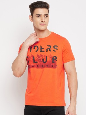 DUKE Printed Men Round Neck Orange T-Shirt