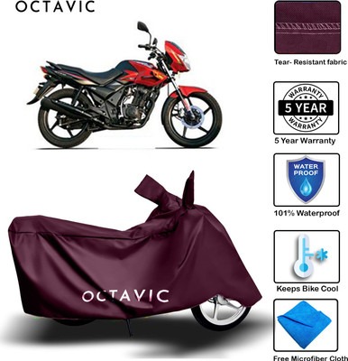 AUTOCAD Waterproof Two Wheeler Cover for TVS(Flame DS 125, Maroon)