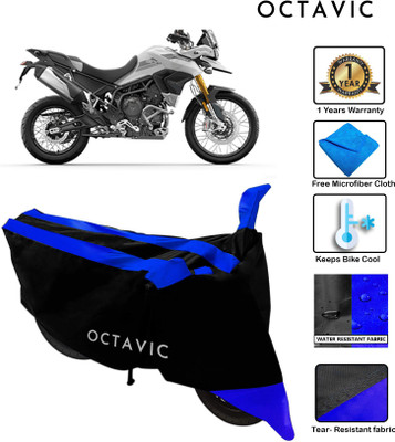 octavic Waterproof Two Wheeler Cover for Triumph(Trigger, Blue)