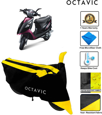 octavic Waterproof Two Wheeler Cover for TVS(Scooty Streak, Yellow)