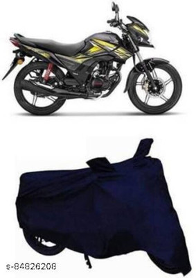 BRITTT Waterproof Two Wheeler Cover for Honda(CB Shine SP, Blue)