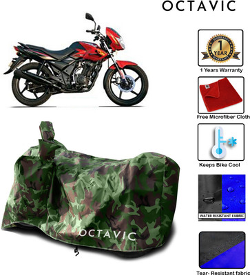 octavic Waterproof Two Wheeler Cover for TVS(Flame DS 125, Green)