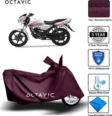 AUTOCAD Waterproof Two Wheeler Cover for TVS(Phoenix 125, Maroon)