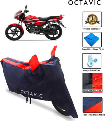 octavic Waterproof Two Wheeler Cover for TVS(Pheonix, Red)