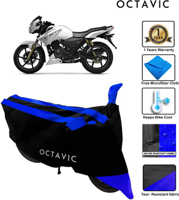octavic Waterproof Two Wheeler Cover for TVS(Apache RTR 180, Blue)