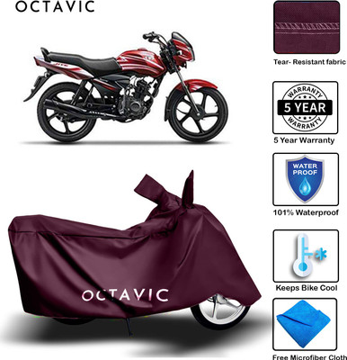 AUTOCAD Waterproof Two Wheeler Cover for TVS(Jive, Maroon)