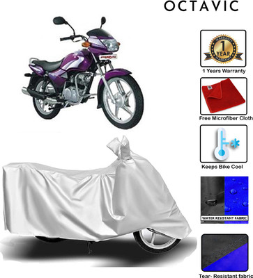 octavic Waterproof Two Wheeler Cover for TVS(Max, Silver)