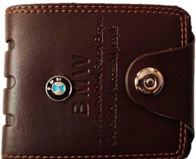 nefta world Men Brown Artificial Leather Wallet(4 Card Slots)
