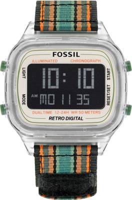 FOSSIL Retro Digital Retro Digital Watch For Men Price History