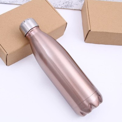 SPIRITUAL HOUSE Stainless Steel Flask Double Wall 24 Hours Hot & Cold Warranty 750 ml Bottle 750 ml Bottle(Pack of 1, Pink, Steel)