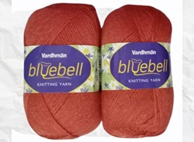 KYSS Vardhman Bluebell Wool Hand Knitting Wool/Art Craft Yarn, Shade No-51, 400 GM