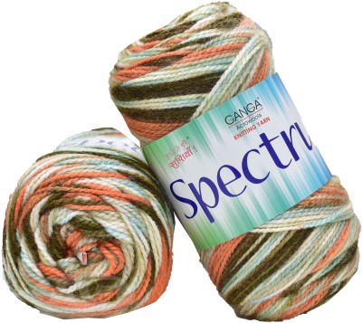 KNIT KING Ganga Spectrum K_K Rowan mix (200 gm) wool ART-HJJ