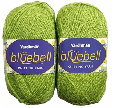 JEFFY Vardhman Bluebell Hand Knitting Wool & Art Craft Yarn, Shade - 10, 300gm